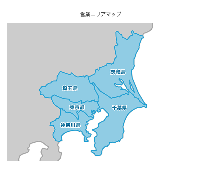 営業エリアマップ